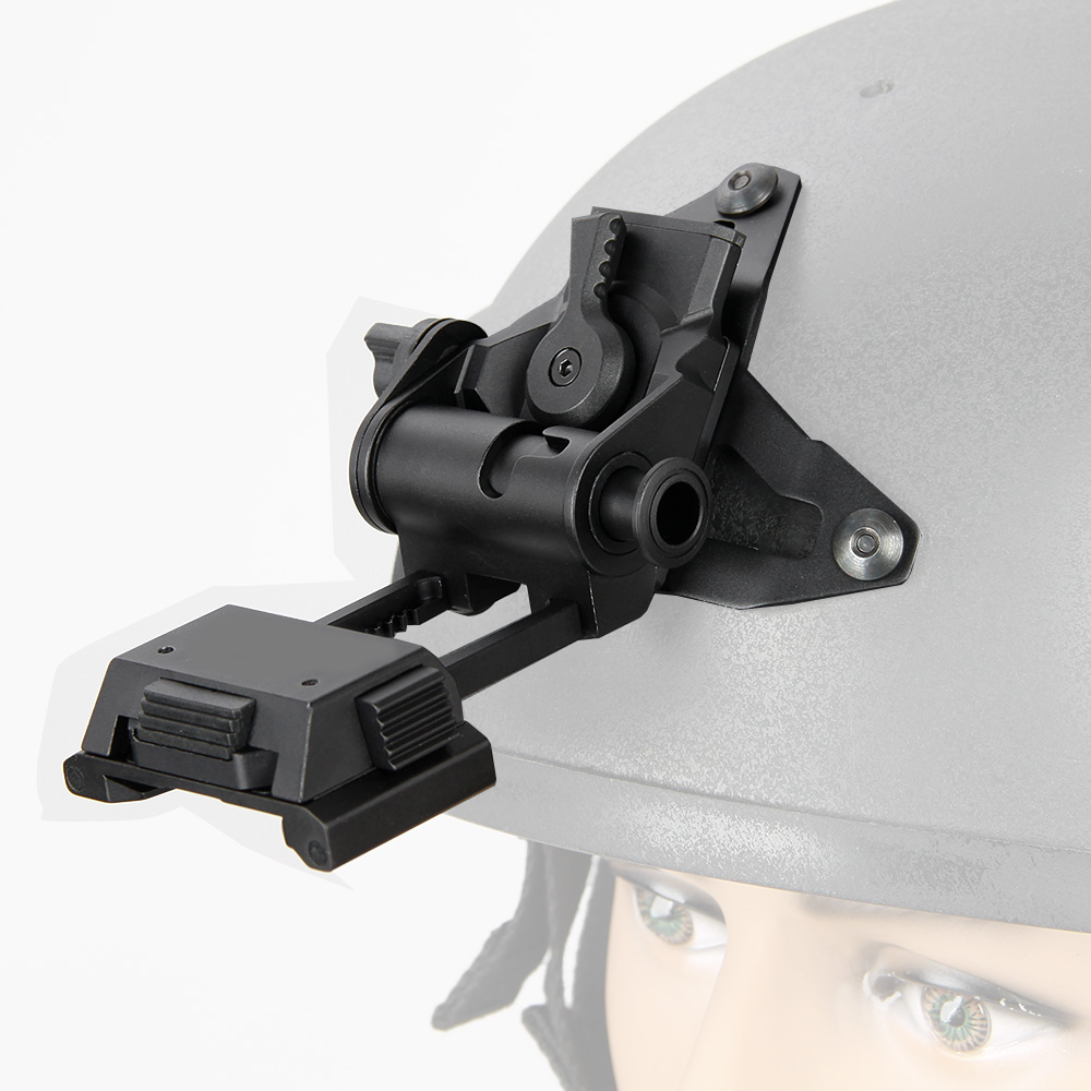 New hunting L4 G30 helmet bracket vertical fixed installation with Ops-Core permanent VAS cuttlefish base for pvs18