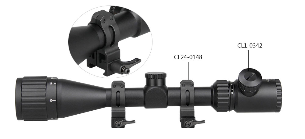 Cva Wolf Scope Mount - 25.4mm Scope Mount, CH:32MM