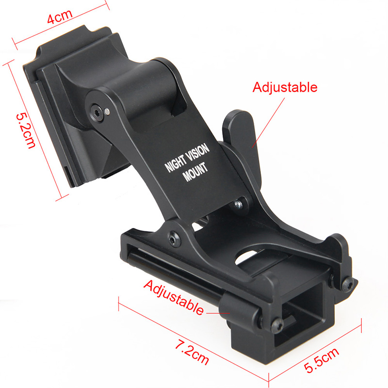 YSS Full Metal NVG Adjustable Rhino Arm Light Helmet Adapter/ Mount For Night Vision PVS-14/PVS-7