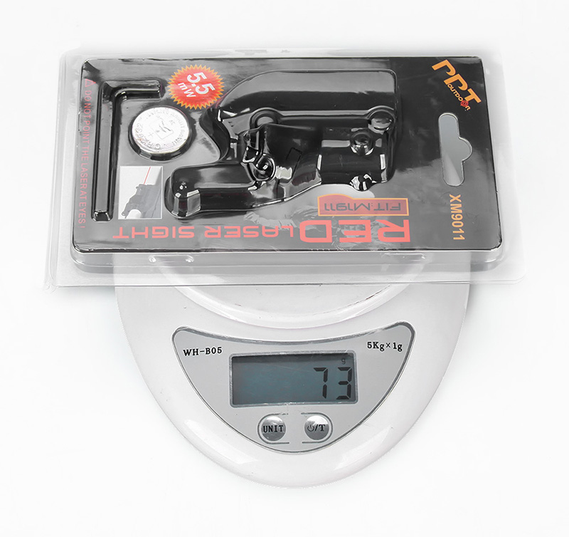 Red Laser Sight for 1911 Pistol --rail:21.2mm