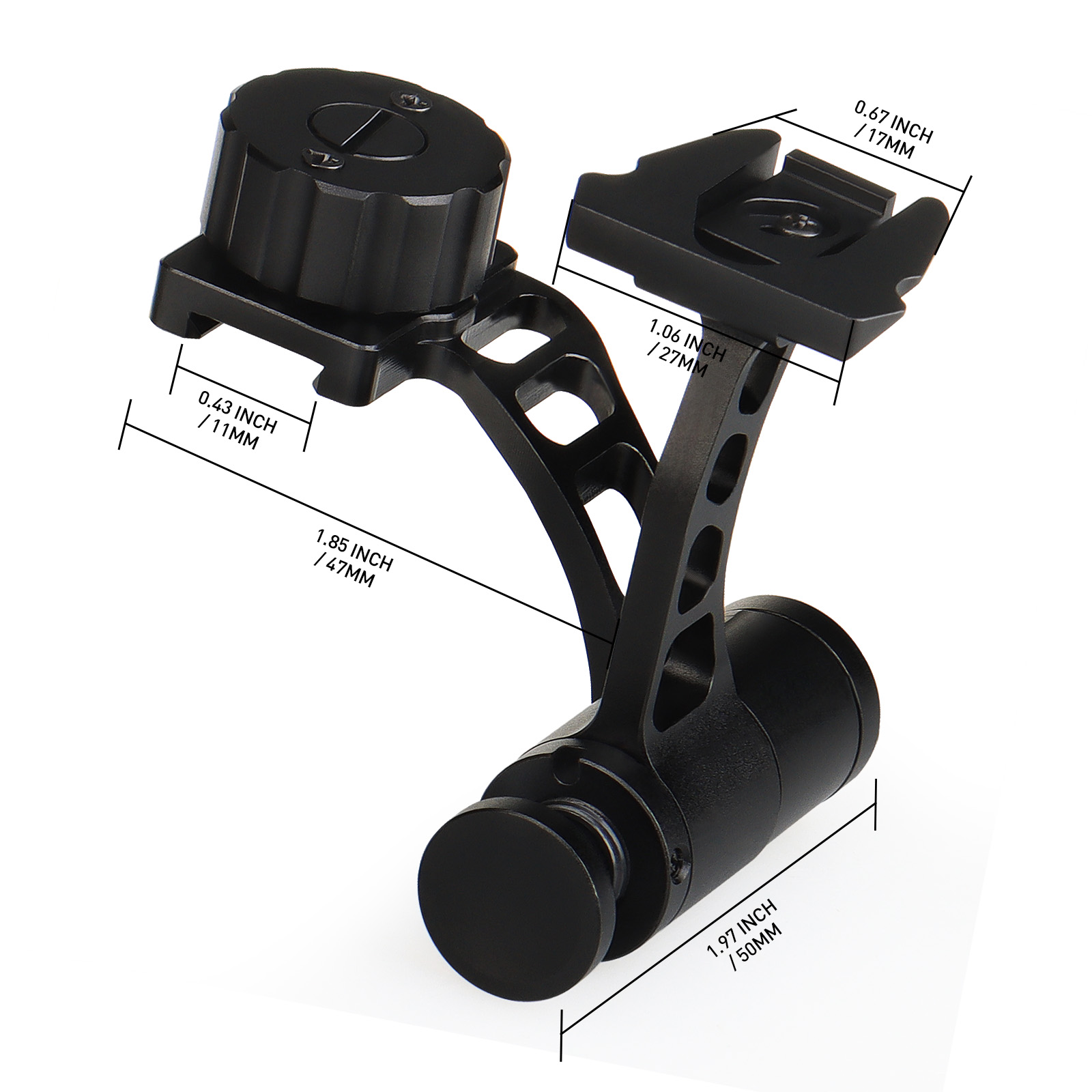 Adjustable Helmet mount adapter for Night Vision NVM-14