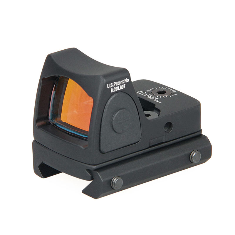 R MR Red Dot Scope 3 MOA Micro Reflex Sights Adjustable LED Hard Anodized Brown