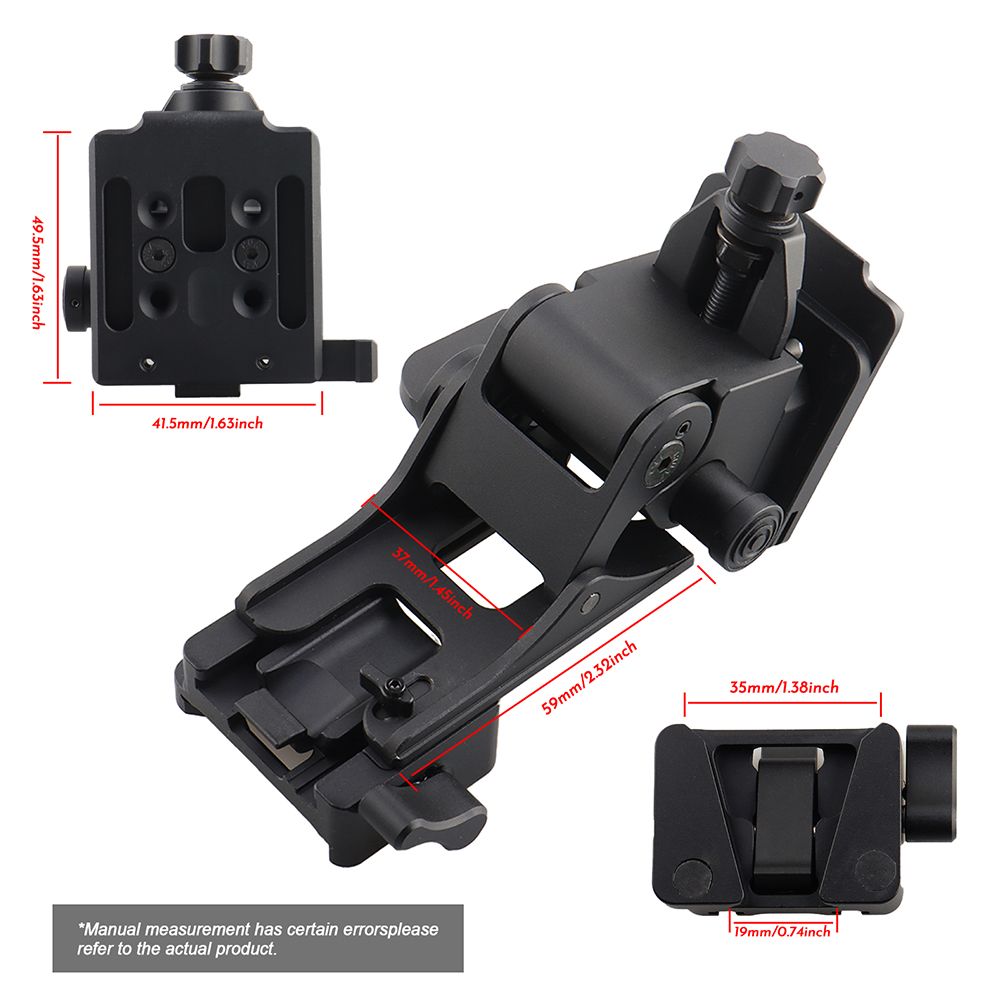 AKA II Universal Tactical Helmet Mount (HORN/DOVETAIL NVG Interchangeable)