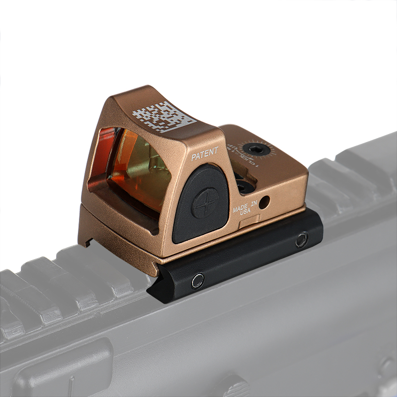 Tactical Red Dot Scope Compact Collimator Reflex Sight Hunting Riflescope Pistol Optics Weaver Rail