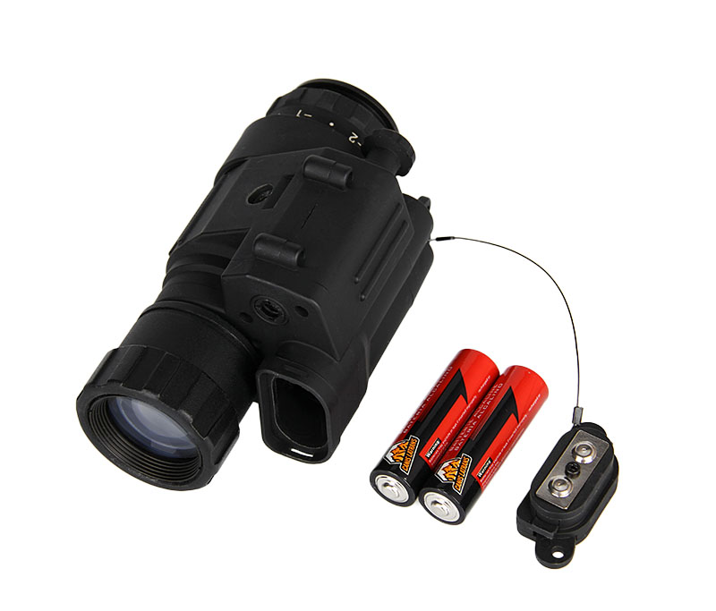 Aluminum J-Arm helmet mount for PVS14 Monocular Hunting accessories+PVS-14 2X Digital Night Vision Goggles with IR LED+ Mental L4 G24 Mount - AR 15 Scope/PVS-18 Airsoft Machined Low Profile Breakaway 