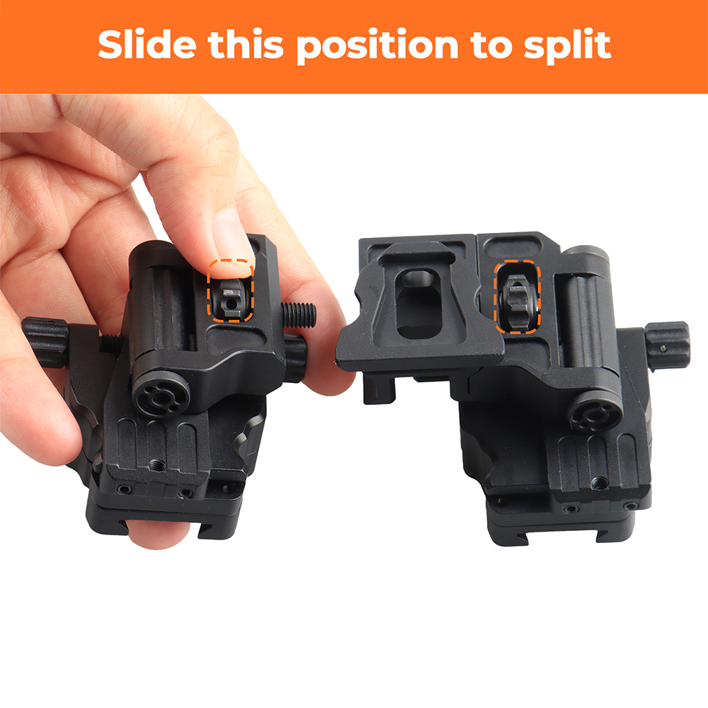 BAE SkeetIRx & PVS-14 Tactical Binocular-Monocular Conversion Bridge (L4G24 Mount Compatible)