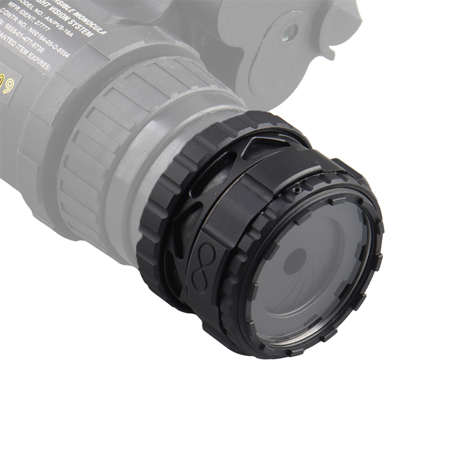 Tactical Aluminium PVS-31 Night Vision Goggles Adapter Accesorries PVS-18 Lens Hood Protection Cover Fits 34mm 0uter Diameter