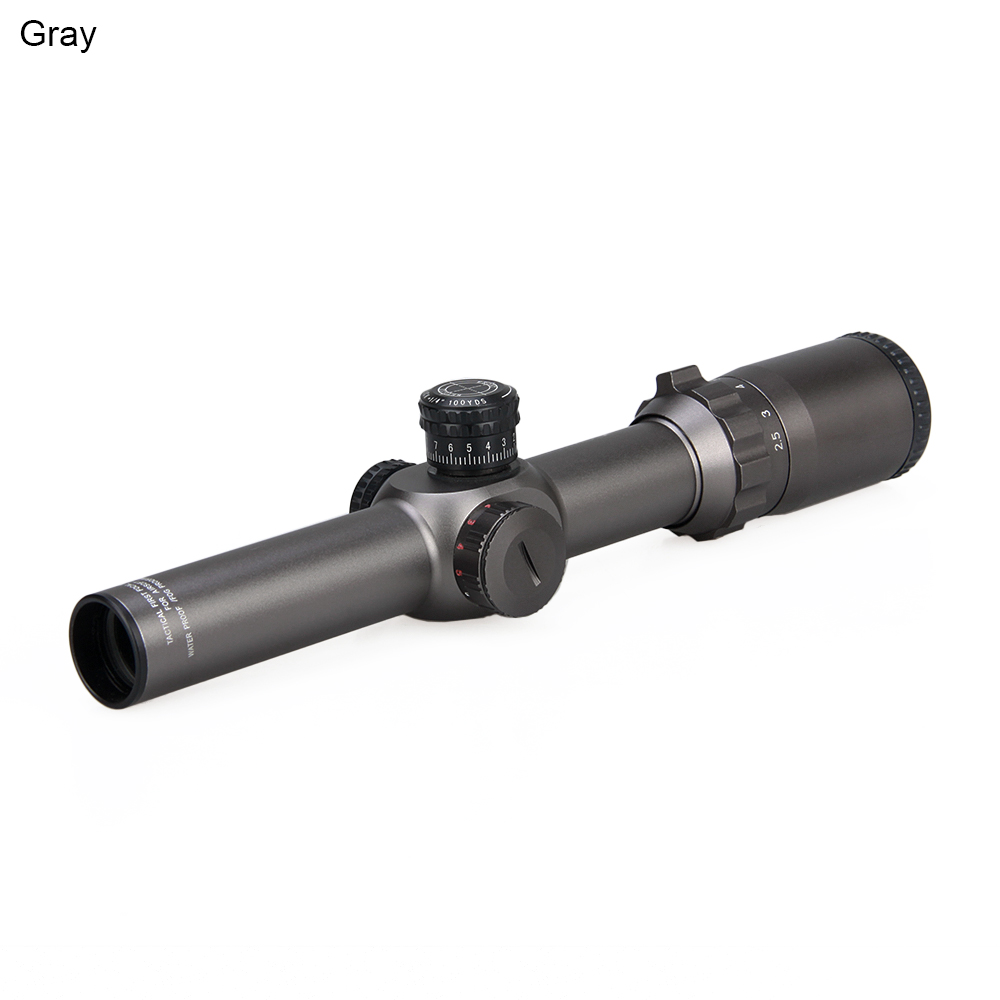 30mm Aluminum Alloy Picatinny Rail - Mounted 2.5 - 10X26 Riflescope with Multilayer Broadband Coating, Mil - Dot Reticle, 6 - Level Red/Green Illumination, and ±30 - ±40 E/W Adjustment