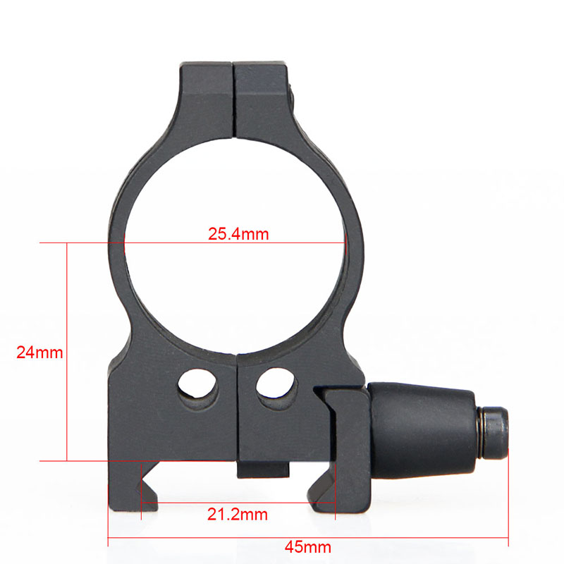 Ak Scope Mount - 25.4mm Scope Mount,CH:24MM