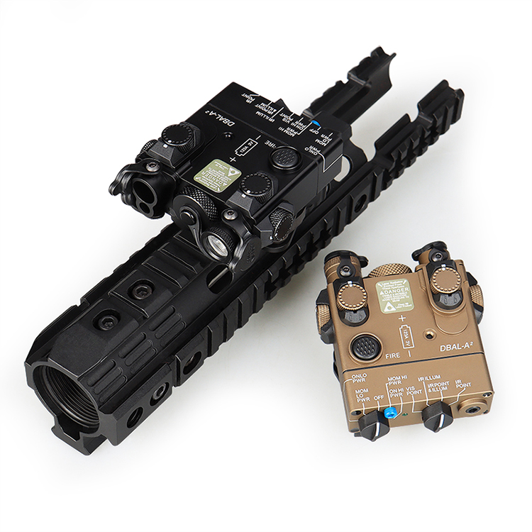 DBAL-A2 (AN/PEQ-15A) Aiming Laser LED Flashlight with Green Laser Dual Beam Aiming Laser - Advanced2