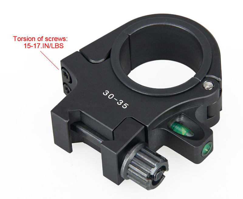 Scope mount - 30-35mm Bubble Level Mount Lightweight design Center Height 37mm