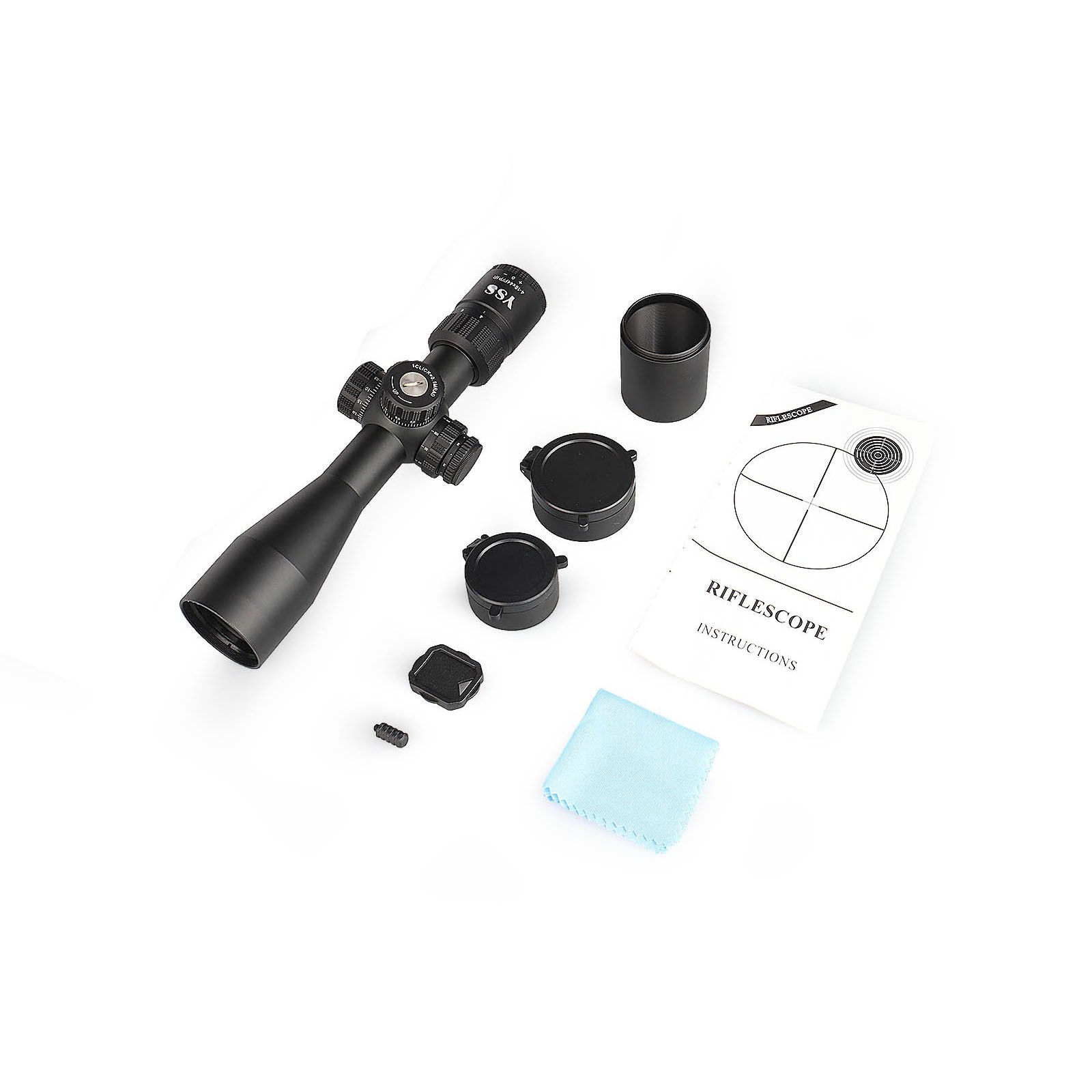 YSS 4-16x44 IR FFP Riflescope with MIL-DOT Reticle & 44mm Objective Lens