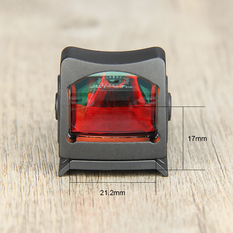 Tactical Red Dot Scope Compact Collimator Reflex Sight Hunting Riflescope Pistol Optics Weaver Rail