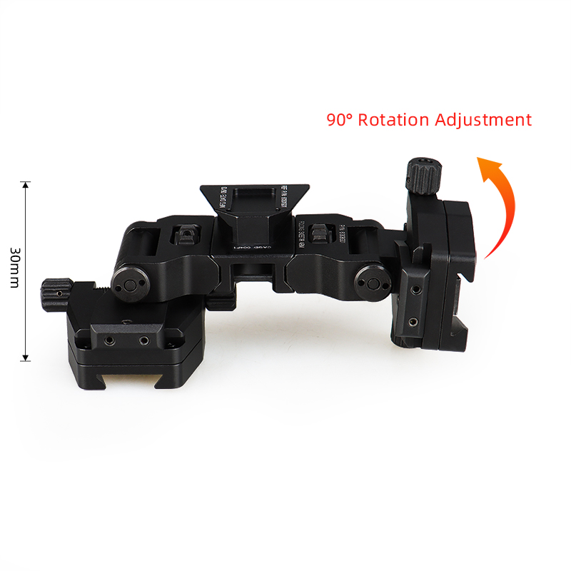 Double Dovetail Aluminum Mount Adapter to Connect Helmet