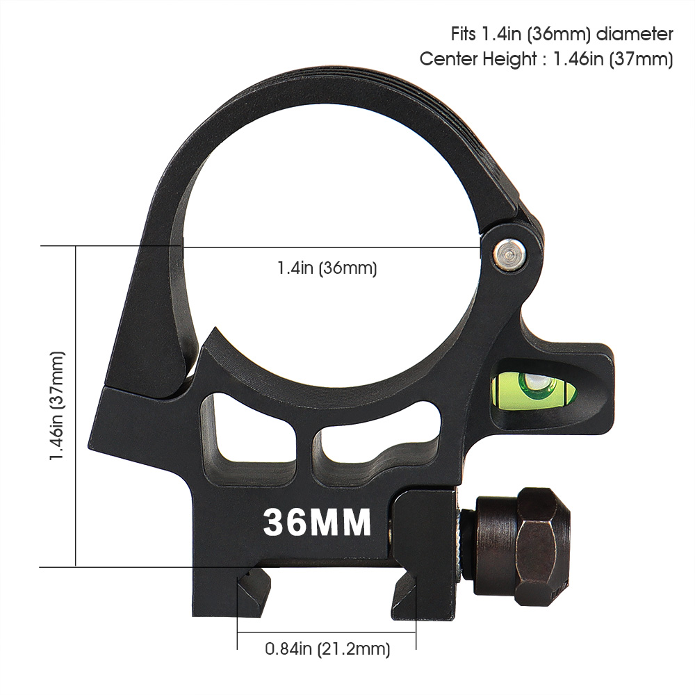 High Quality Aluminum Adjustable NIGHT VISION PVS-18 SCOPE MOUNT FOR RAIL