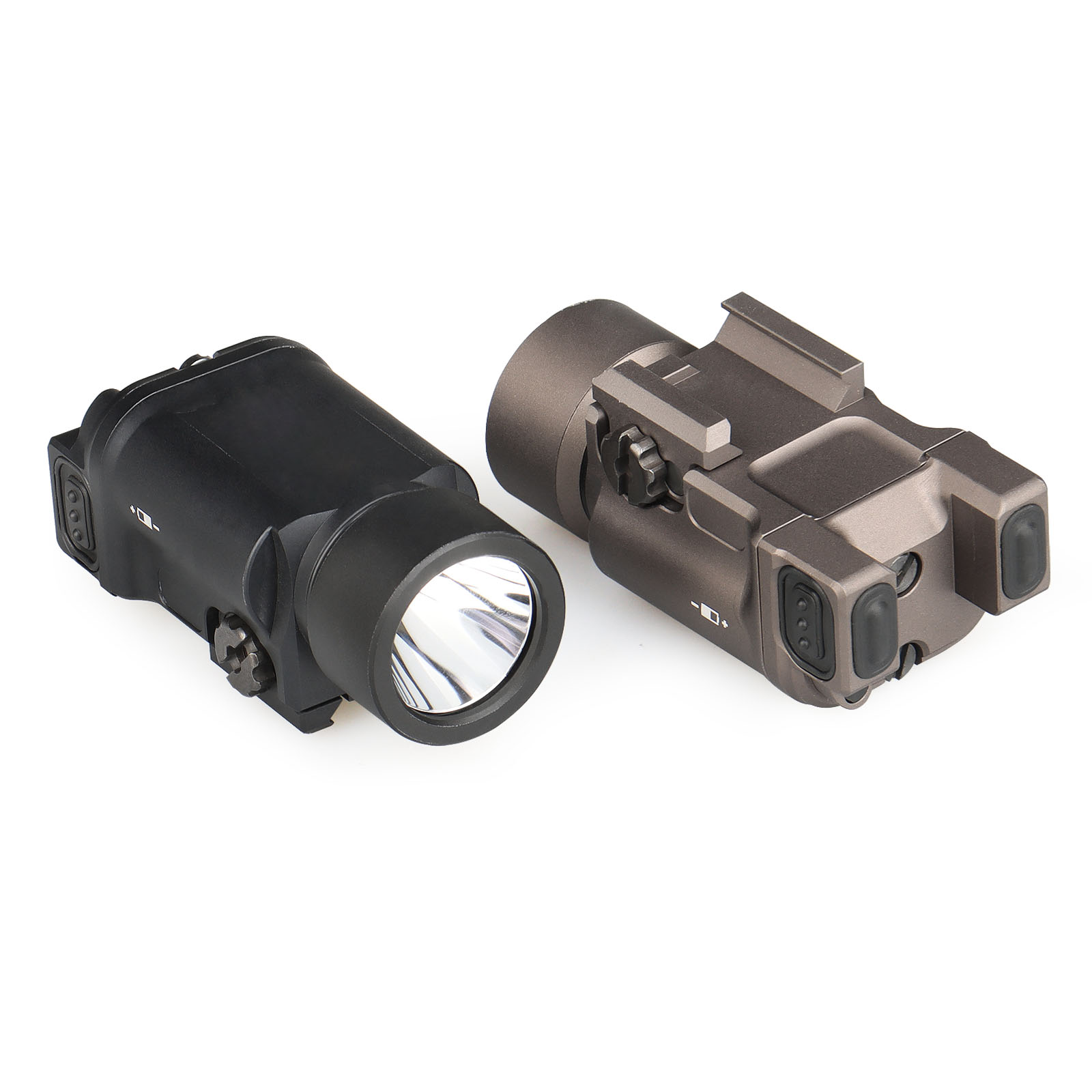 Flashlight IR Range Compatible with any type of with a Picatinny Rail
