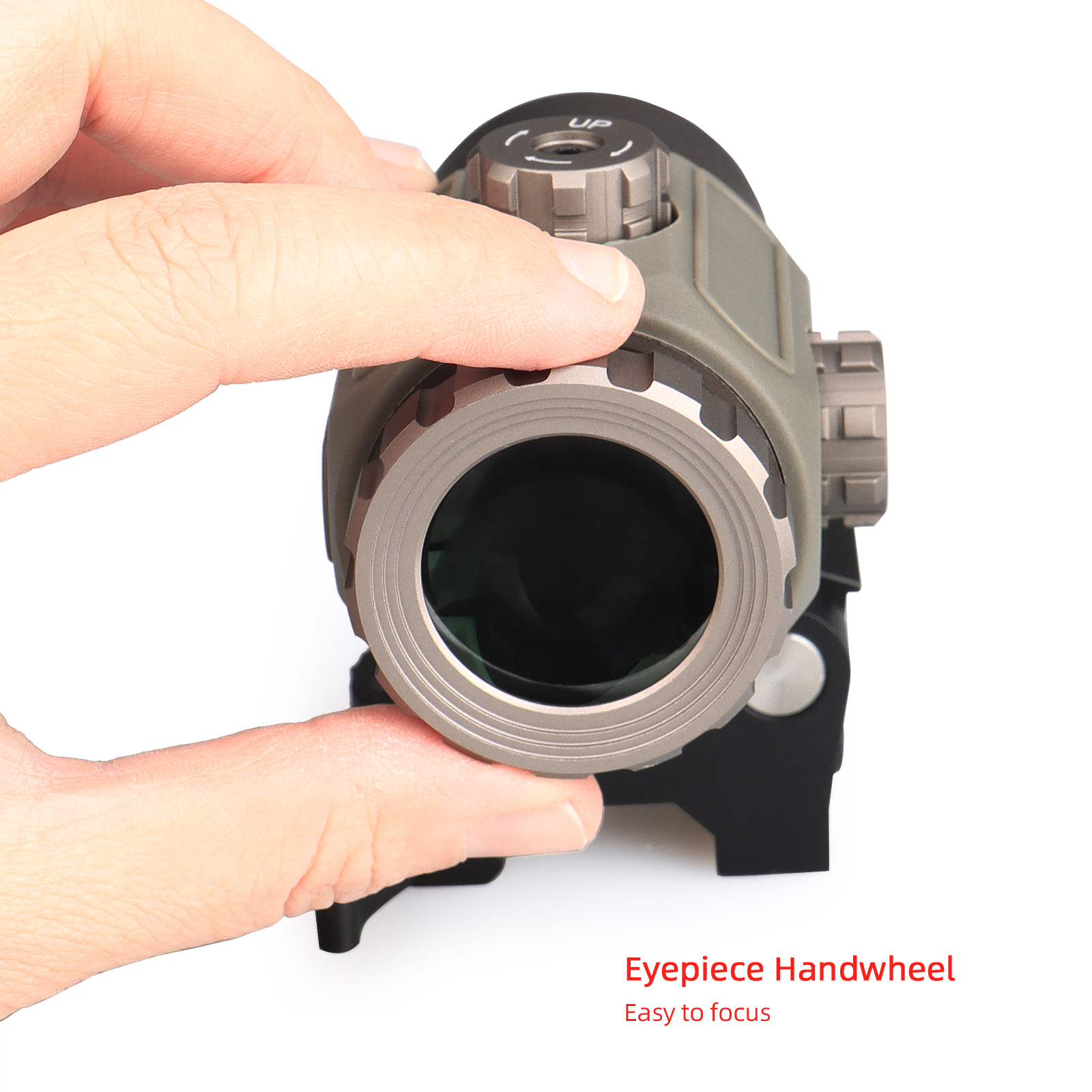 G43 3x Magnifier Riflescope With Flip To Side QD Mount Red Dot Sight for Hunting and Airsoft Rifle