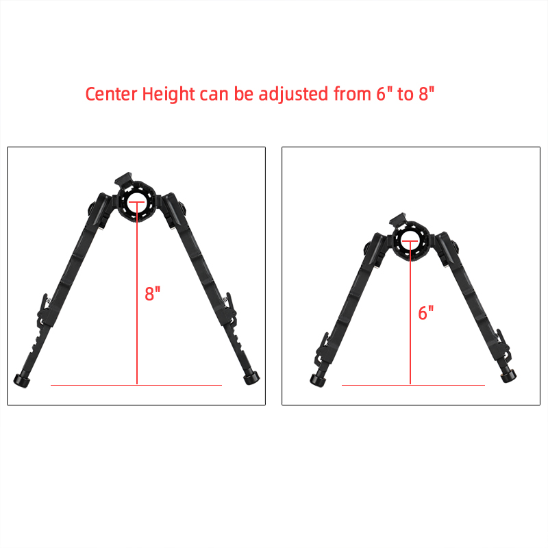 V9 Split M-LOK Bipod Design for M-lok Rail