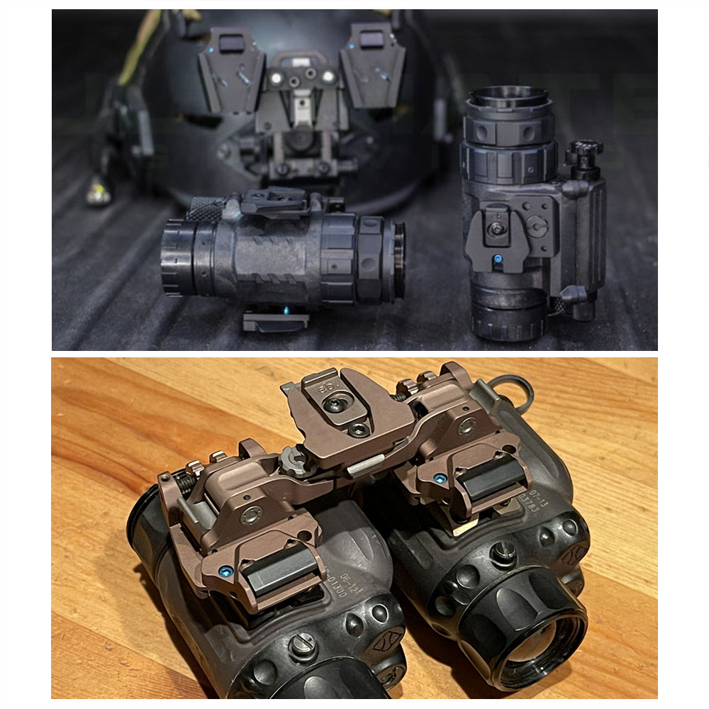 L4G30 Tactical NVG Breakaway Bracket (MICH/ACH Helmet Compatible with Three-Hole Shield)