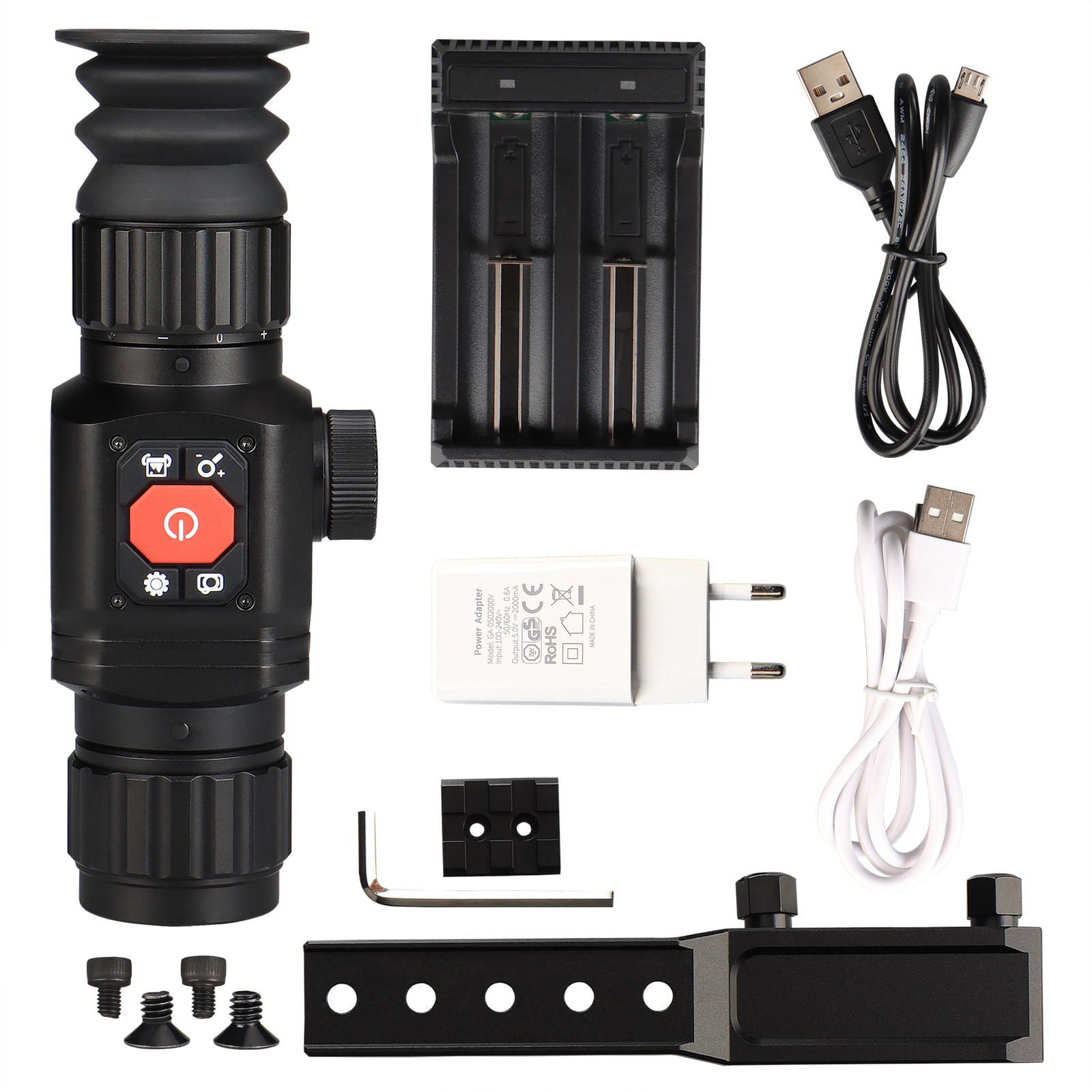 Outdoor 75mm Thermal Imager Sight Camera Night Vision for Hunting Night View Monocular Telescopic Sight Monocle