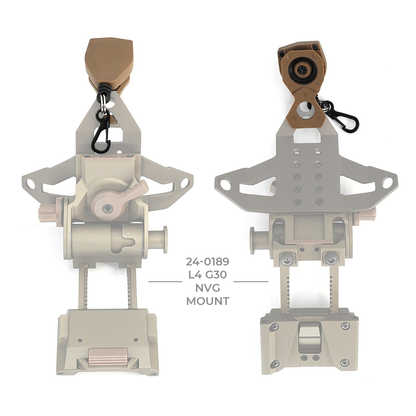 Compact and sturdy night vision device anti-lost lanyard suitable for three-hole bracket
