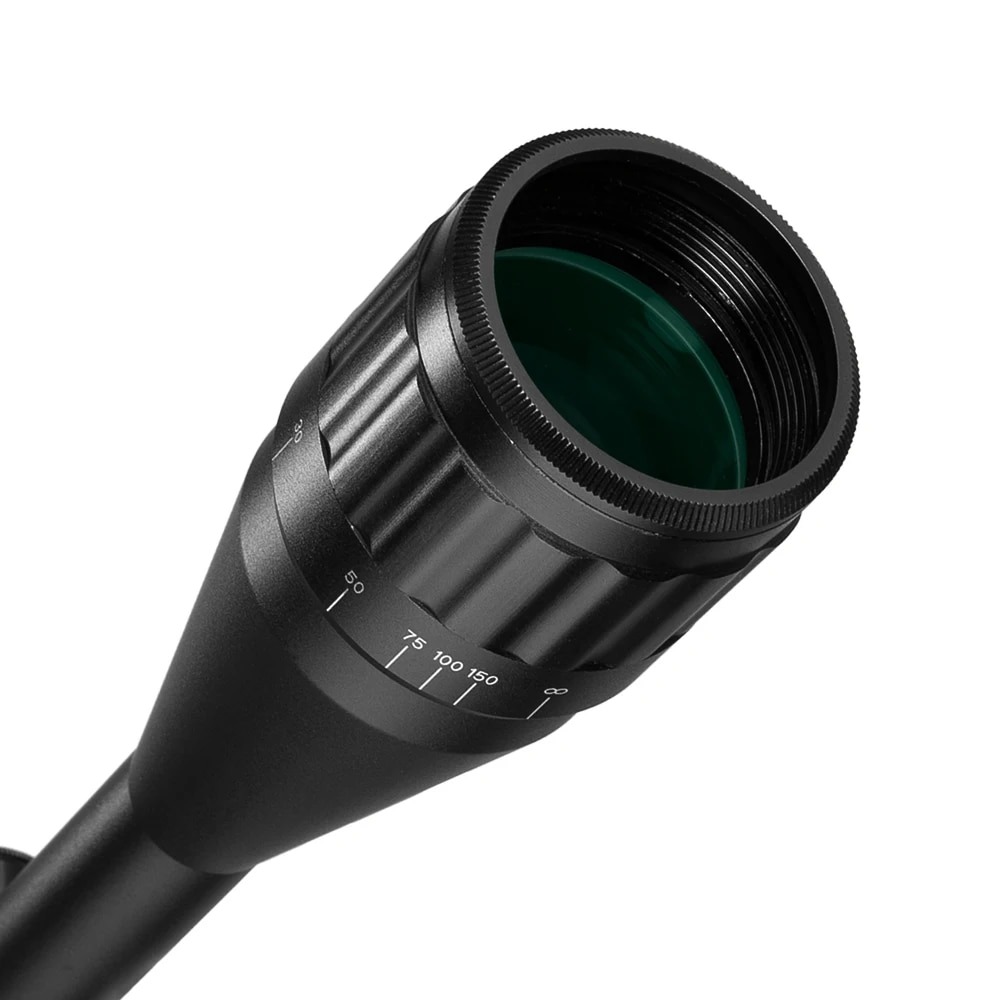 Scope 6-24X50mm Optics Scope Rangefinder Reticle Scope For Real Hunting Red/Green/Blue Illuminated Level 3