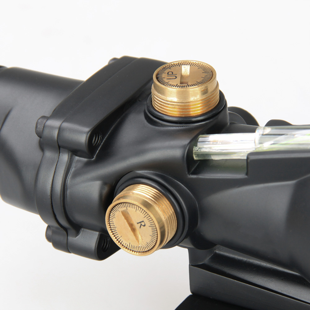 2 MOA Tjcon ACOG 4X32mm Riflescopes with illumination Red/Green CrosshairFiber Optics