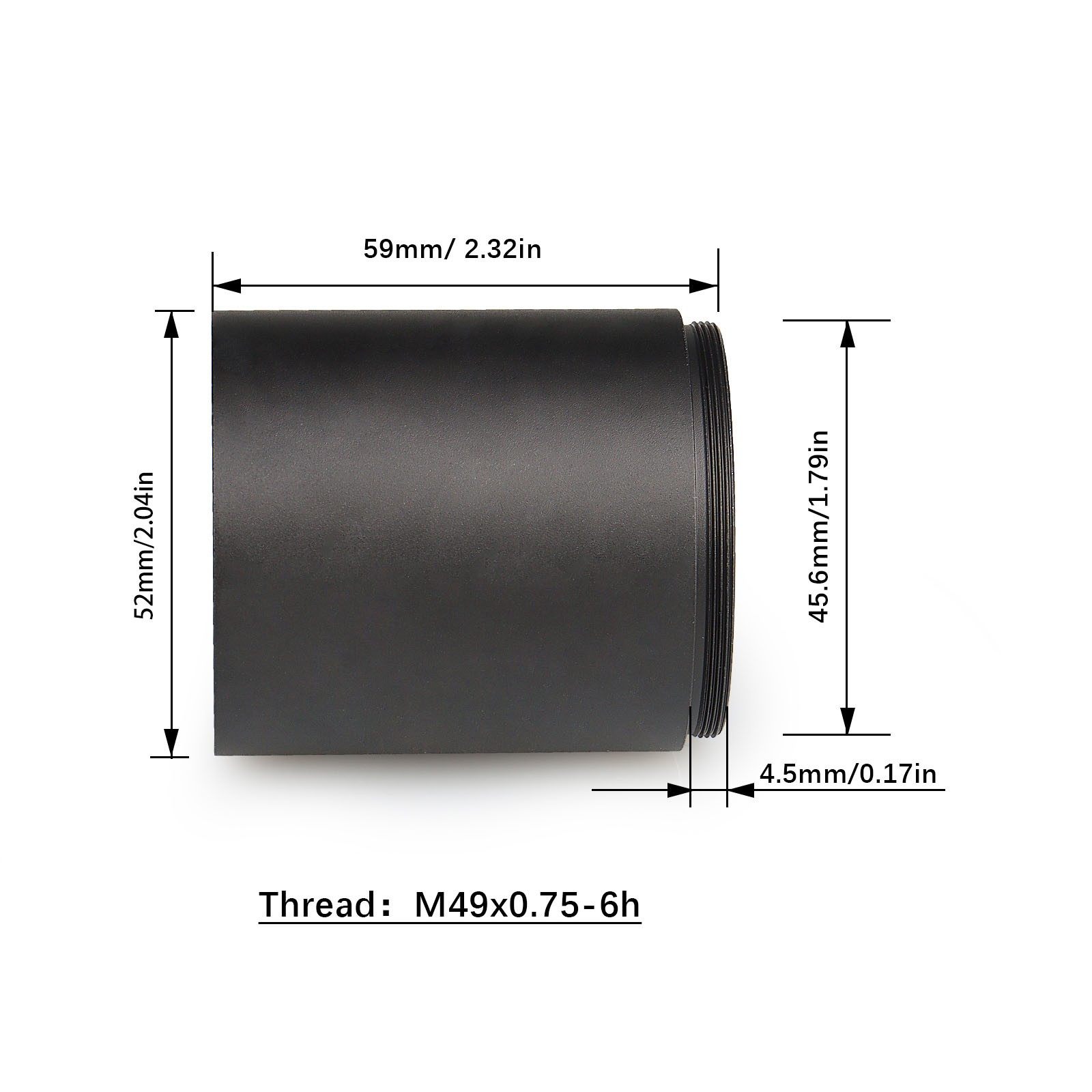 YSS 3-12X44 FFP Riflescope with Long Eye Relief & MIL-DOT Reticle