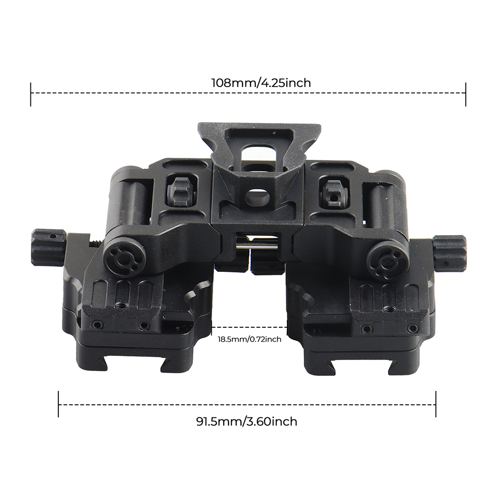 BAE SkeetIRx & PVS-14 Tactical Binocular-Monocular Conversion Bridge (L4G24 Mount Compatible)