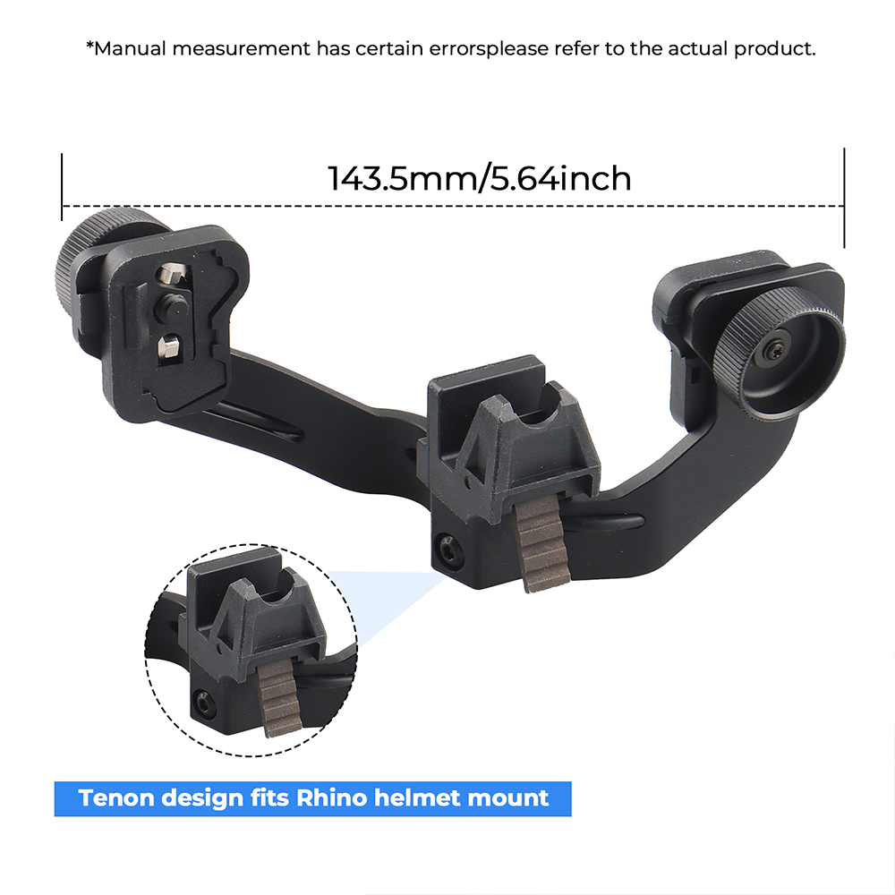 N-Vision Optics PVS-14 Night Vision Dual Headmount Adapter (Stereo Vision Conversion)