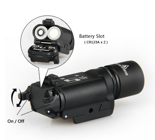 LED Flashlight - X300 Ultra Led Light 1.5 hours 180 lumens
