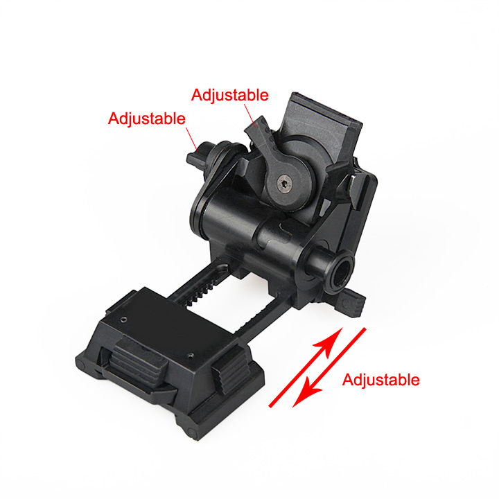 NightGlimpse L4 G24 Mount - Ar 15 Scope/PVS-18 Airsoft Machined Low Profile Breakaway Mental Night Vision Dovetail Base Helmet Adapter/Bracket Camera equipment contactor