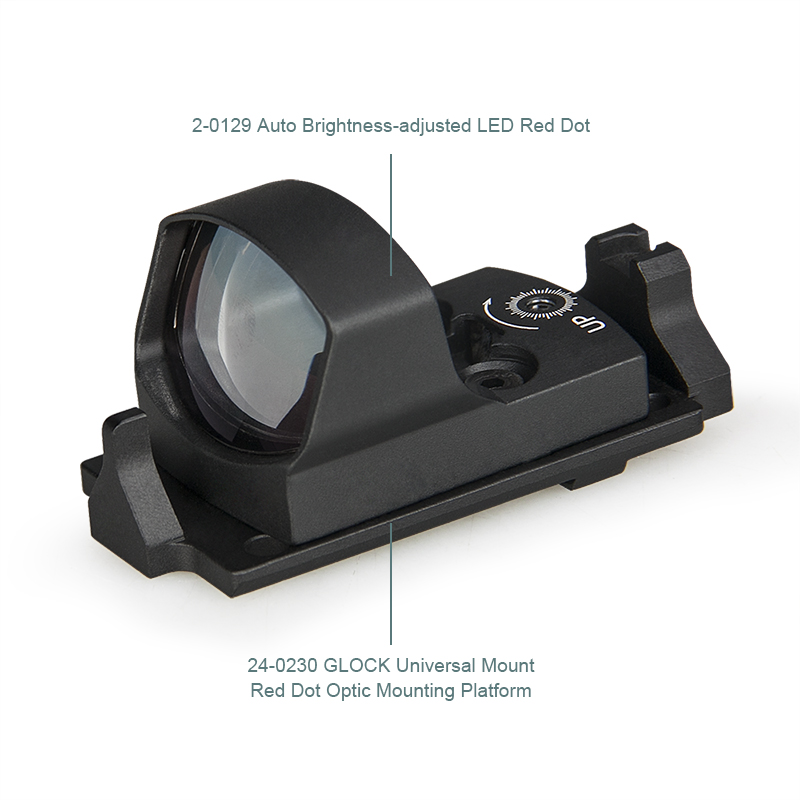 Optical Mounting Platform Dovetail Mount with Set Screws