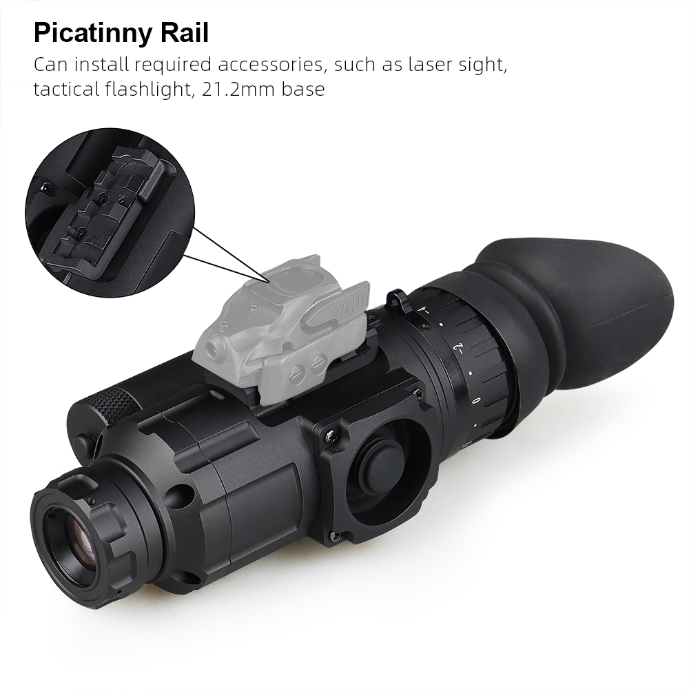 1-8X High Performance LED Digital Night Vision M250HD - FOV:21.5 ° X 12° for Hunting
