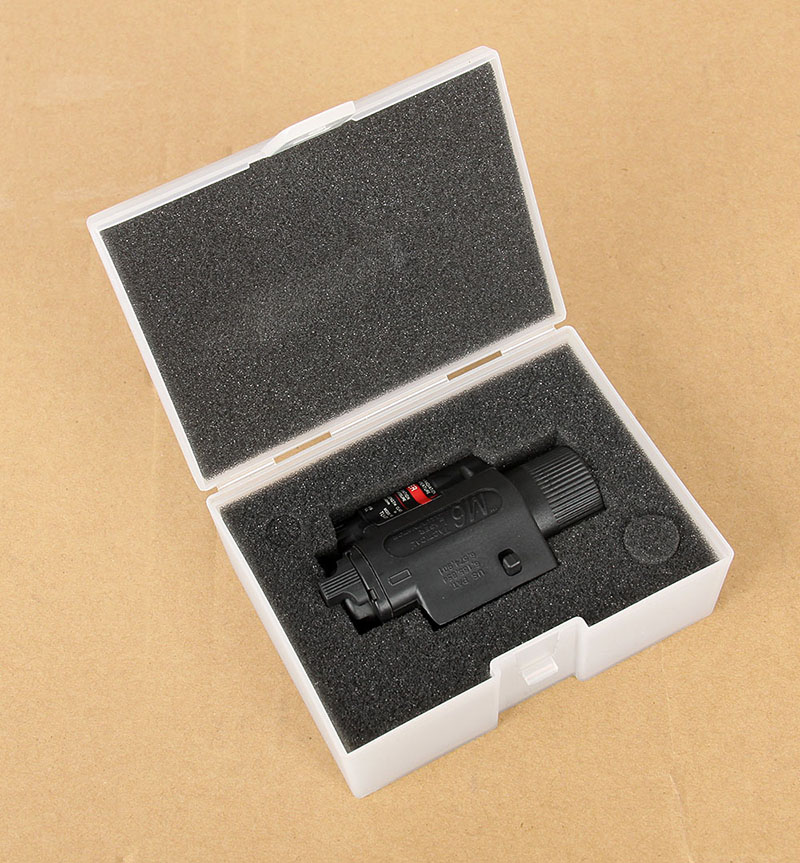 M6 LED Illuminator Flashlight 200 lumens with Laser fits Picatinny or Glock-Style Rails Polymer