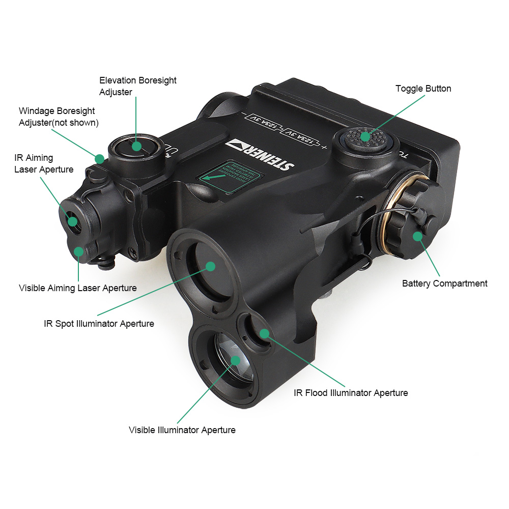 NEW DBAL-A4 LASER-Light Combo flashlight for hunting
