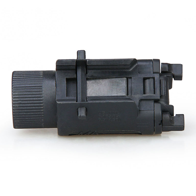 M6 LED Illuminator Flashlight 200 lumens with Laser fits Picatinny or Glock-Style Rails Polymer