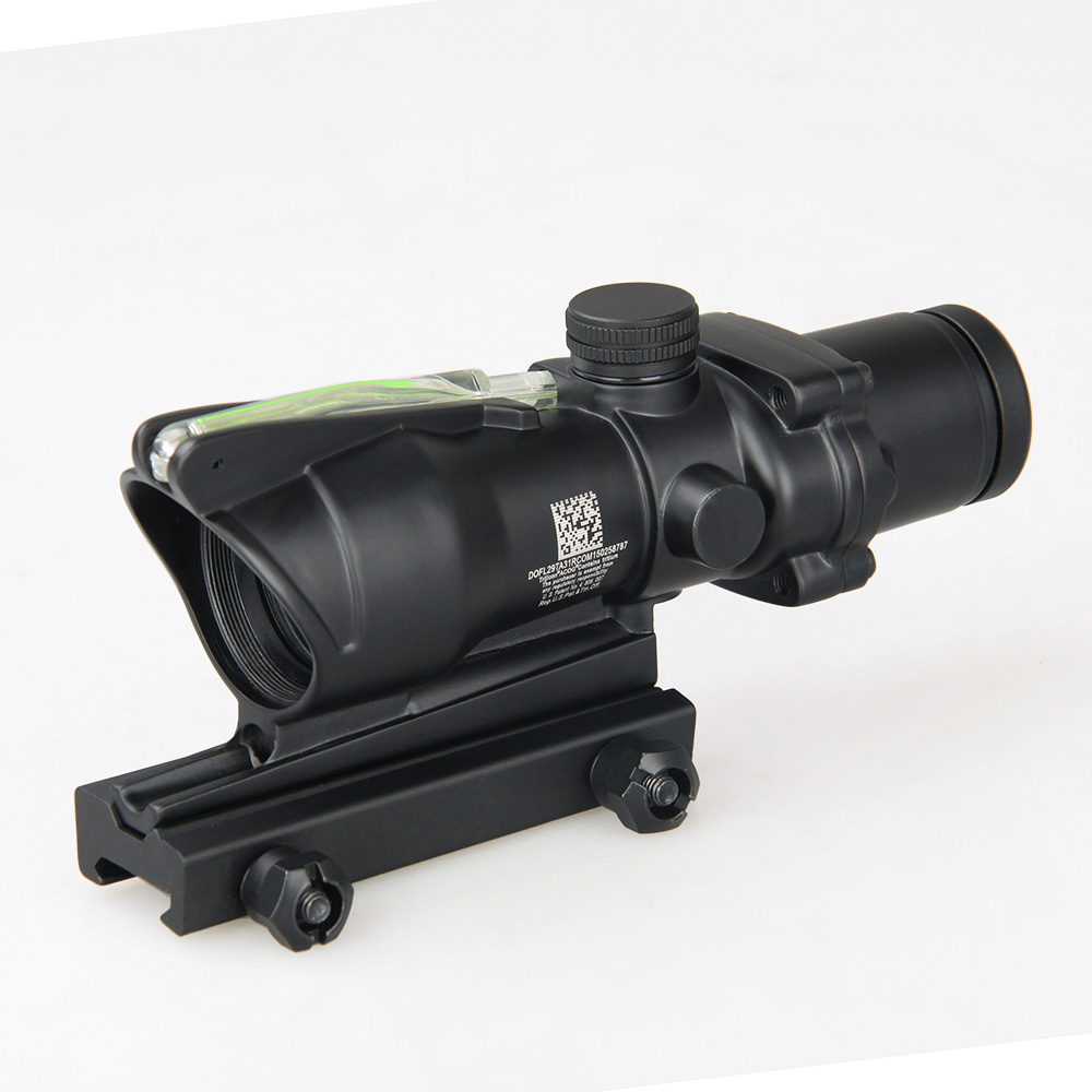 2 MOA Tjcon ACOG 4X32mm Riflescopes with illumination Red/Green CrosshairFiber Optics