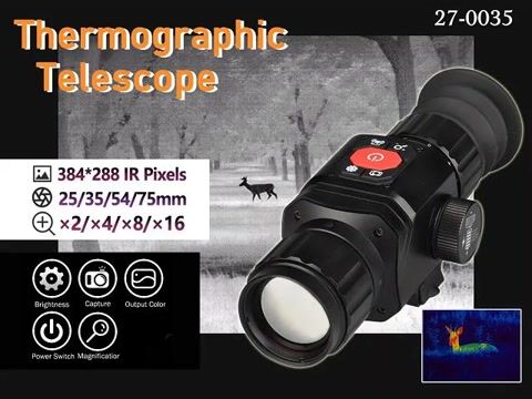 Outdoor 75mm Thermal Imager Sight Camera Night Vision for Hunting Night View Monocular Telescopic Sight Monocle