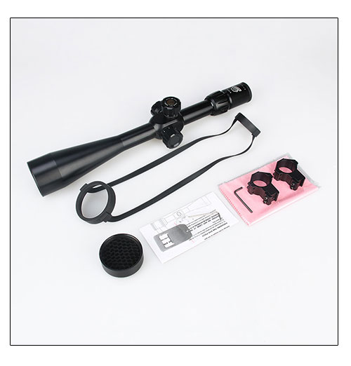 8-32x56mm SFIRF Rifle Scope 30mm Tube with 2 Mount Rings Hunting Long Range Shooting Scope