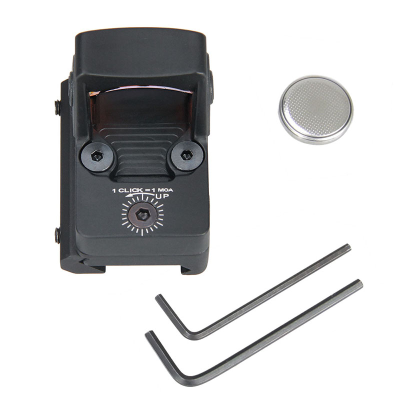 R MR Red Dot Scope 3 MOA Micro Reflex Sights Adjustable LED Hard Anodized Brown