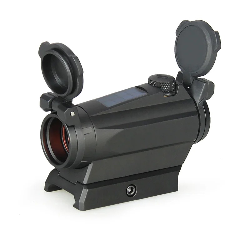 1x20MM Compact Red Dot Sight 2MOA Solar Energy Reflex Sight for Hunting Shooting Outdoor Viewfinder