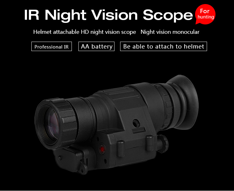 2X Digital Night Vision Monocular PVS 14 Headwear/handheld/loaded for hunting