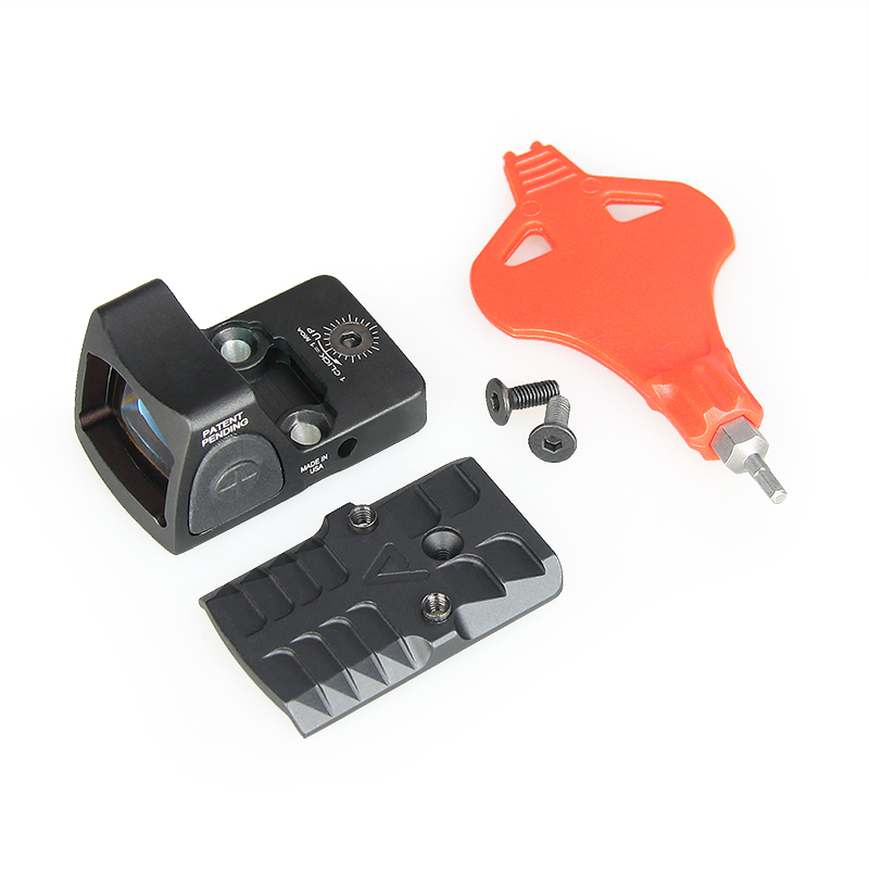 Tactical Red Dot Scope Compact Collimator Reflex Sight Hunting Riflescope Pistol Optics Weaver Rail