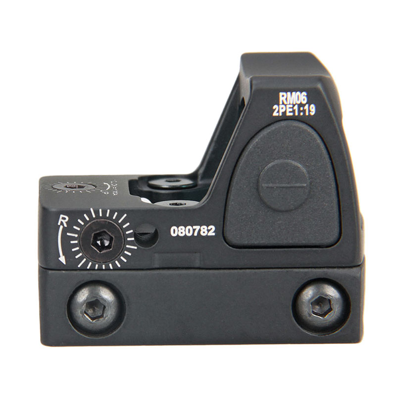 R MR Red Dot Scope 3 MOA Micro Reflex Sights Adjustable LED Hard Anodized Brown