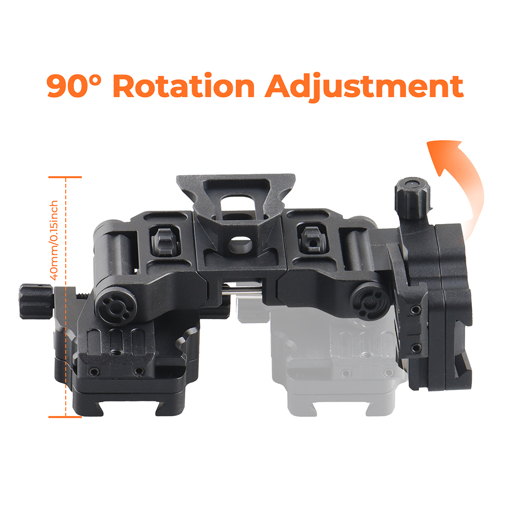BAE SkeetIRx & PVS-14 Tactical Binocular-Monocular Conversion Bridge (L4G24 Mount Compatible)