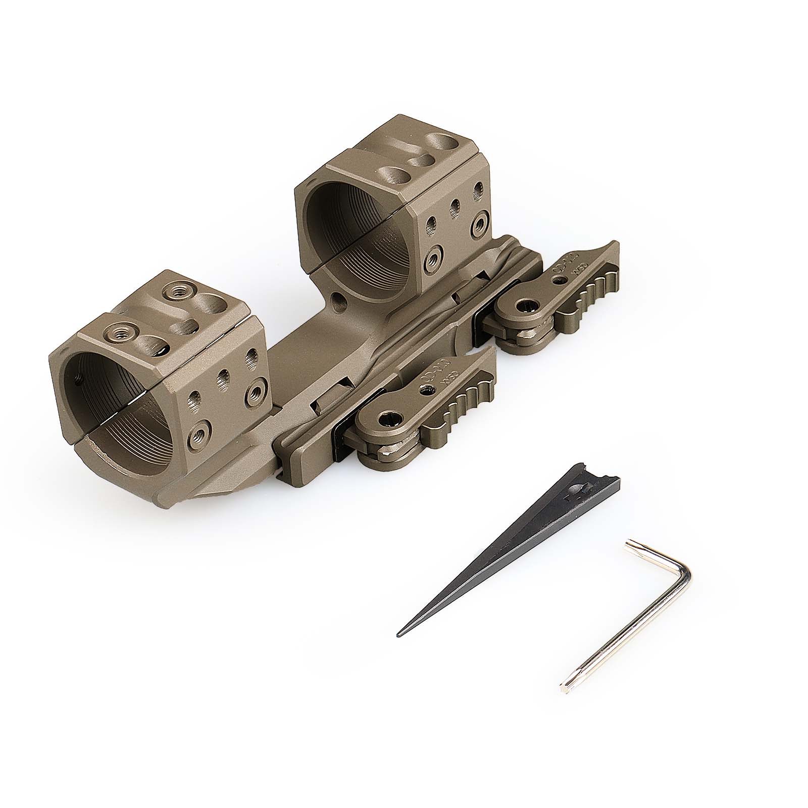 YSS 34mm Cantilever Scope Mount (Quick Detachable Version) - Black