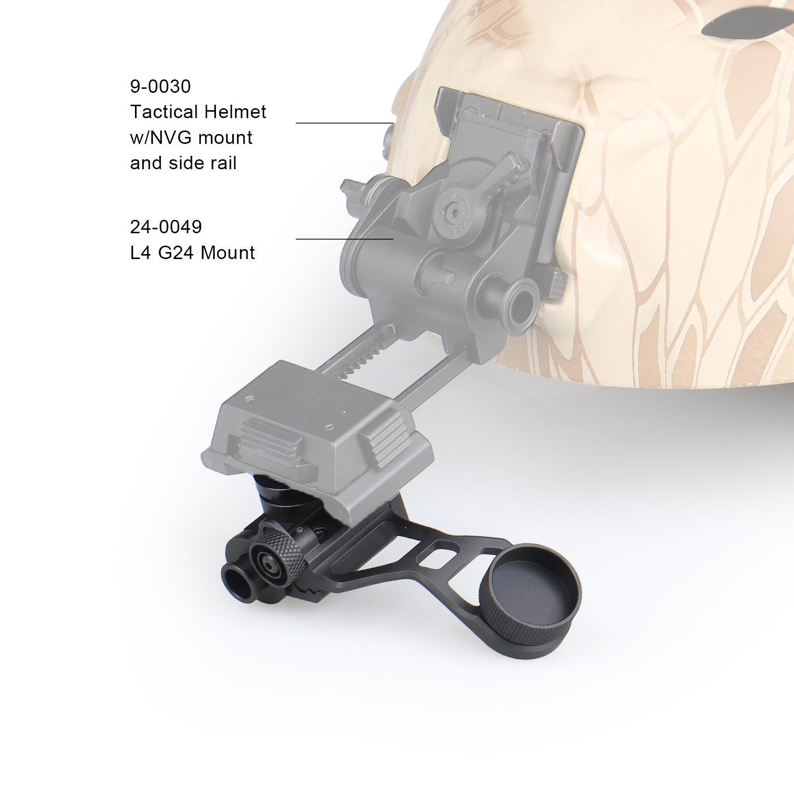 J Arm Aluminum Night Vision Goggle Mount