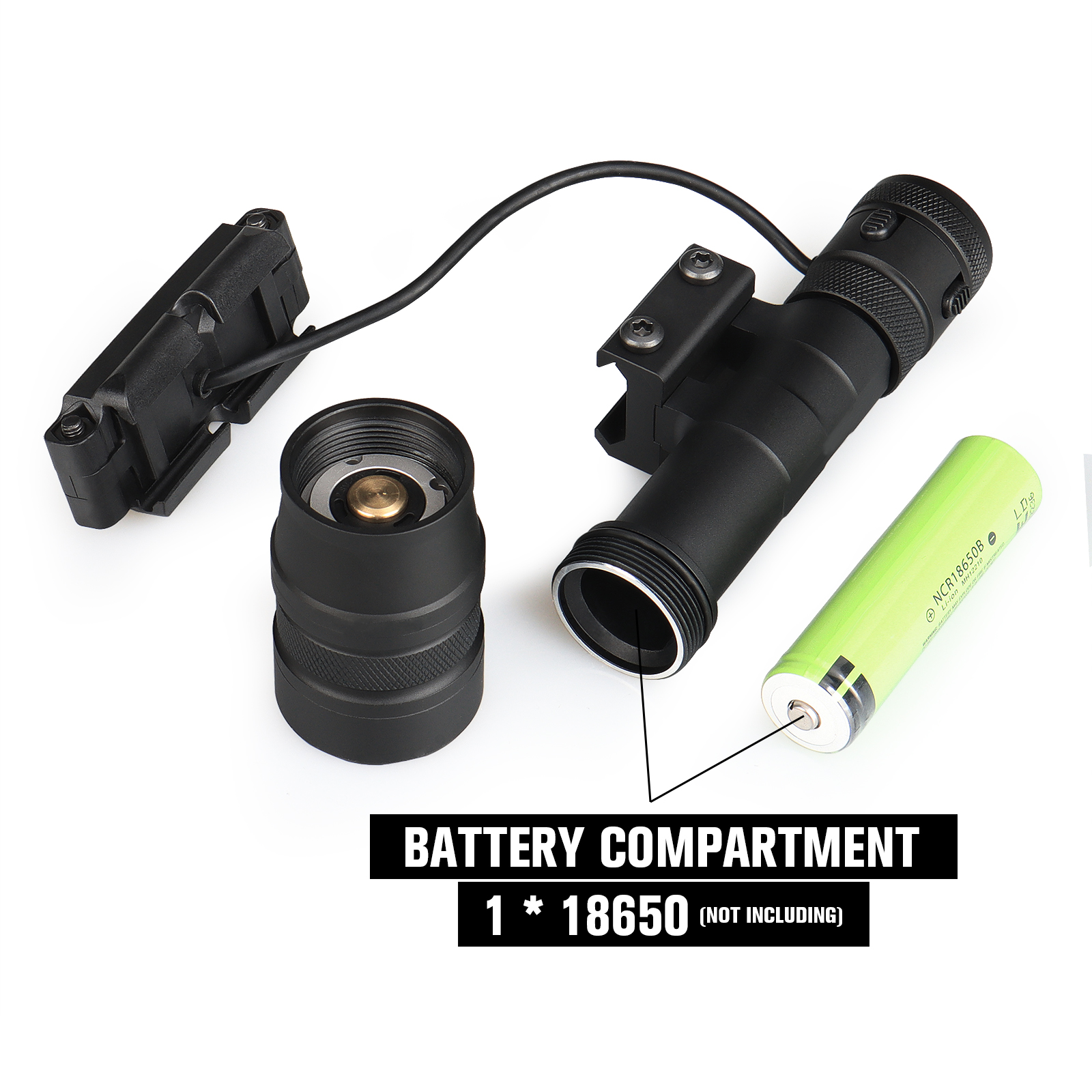 1400 lumens LED Light S7 Tool Steel bezel ring 6061-T6 Aluminum