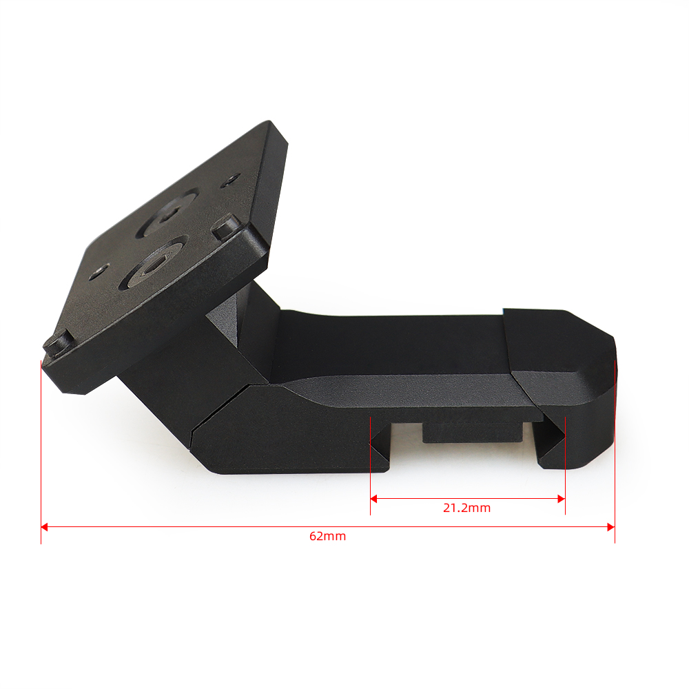 Offset Optic Mount for T2 / RMR--rail:21.2mm